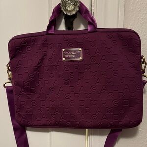 Marc Jacobs Purple Laptop Bag